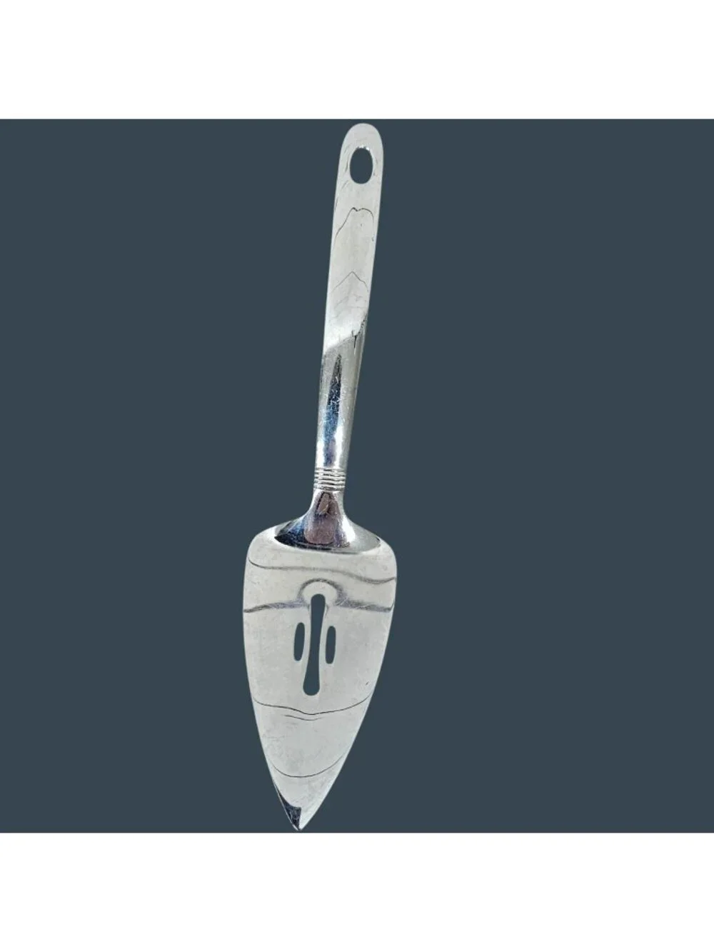 Oneida Stainless Steel Pie Server With Slotted Blade And Polished Handle